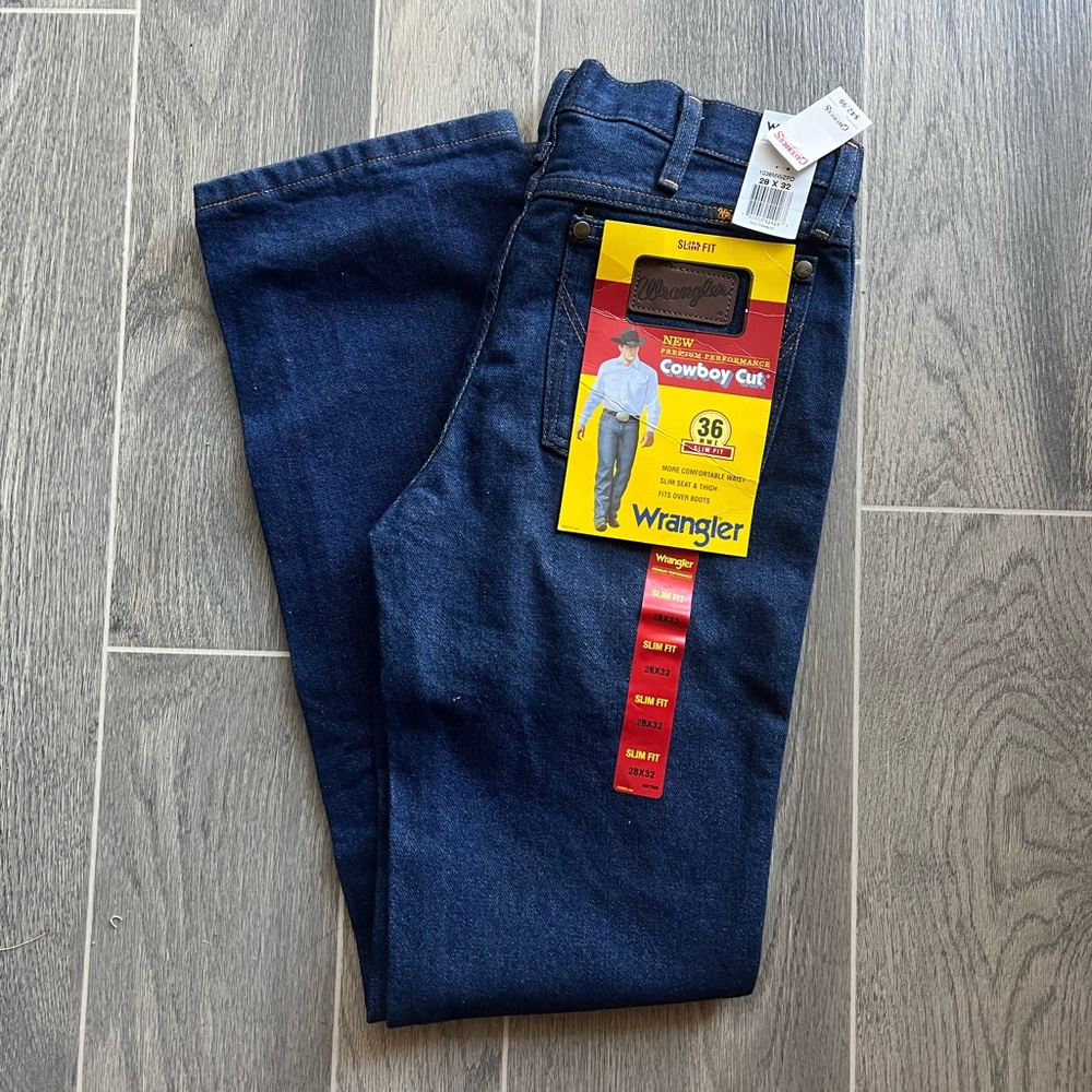 Wrangler’s Premium Performance Cowboy Cut 36MWZ Slim Fit